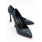 New Angel 820 Kadın Klasik Topuklu Stiletto - Lacivert