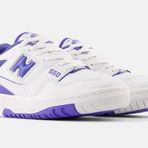 New Balance 550 White Purple Kadin Spor Ayakkabi