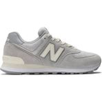 New Balance 574 Leather Unisex Sneaker Hakiki Deri Günlük Spor Ayakkabı Gri