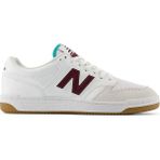 New Balance BB480LFT Beyaz - Bordo Unisex Spor Ayakkabı