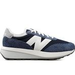 New Balance Erkek 370 spor ayakkabı, Vintage blue, 46.5 EU