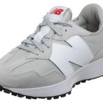 New Balance Kadın 327 Spor Ayakkabı, Gri Beyaz, 12