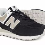 new balance Kadın 574 Model Sneaker, SİYAH (001), 6 UK (8 US)