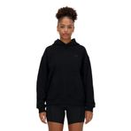 New Balance Kadın Atletizm Fransız Terry Hoodie, Siyah, M