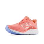 New Balance Kadın Fresh Foam 680 V8 Koşu Ayakkabısı, Sunfade Kırmızı/Drift Kırmızı/Gümüş Metalik, 9