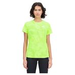 New Balance Kadın T-Shirt WT33281, Yeşil, S