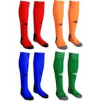 New Balance Konc Tozluk Futbol Çorabı TSC2224 - 4 Lü Set - Karışık-Çok Renkli - 36 - 42