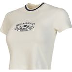 New Balance Lifestyle Kadın Bej T-Shirt - M - Renkli
