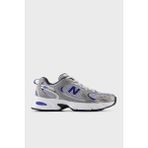 New Balance Logolu File Detaylı Sneaker Ayakkabı Bayan Ayakkabı U530ADE - Mavi - Beyaz