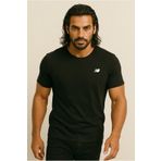 New Balance Mnt1537 Classic Basic Logo Siyah Erkek Tişört