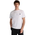 New Balance MNT1537-WT Beyaz Yuvarlak Yaka Erkek T-shirt