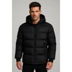 New Balance MPJ3122-BK Puffer Jacket Sıyah Erkek Mont - Siyah - 2XL