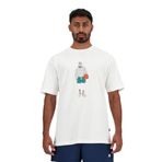 New Balance MT41578-SST Beyaz Erkek Tişört