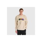New Balance Nb Lifestyle Men Sweatshirt Erkek Bej Sweatshirt - Mnc3505