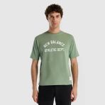 New Balance Nb Lifestyle Men Tshirt Erkek Yeşil T-Shirt - Mnt1519