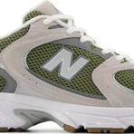 New Balance NB Unisex Running Sneaker Shoes Krem Yeşil Spor Ayakkabı