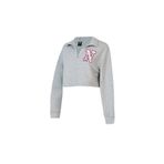 New Balance Sweatshirt, M, WNC1619, Gri, kadın