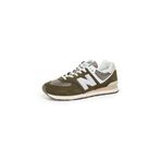 New Balance Uniseks-Yetişkin 574 Spor Ayakkabı, Kalsiyum-gümüş Metalik, 7.5 Women/6 Men