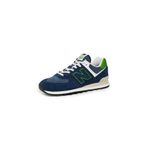 New Balance Uniseks-Yetişkin 574 V2 Spor Ayakkabı, Nb Lacivert/Alp Yeşili, 11.5 Wide Women/10 Men