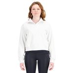 New Balance WNH3374-SAH Gri Kapüşonlu Kadın Sweatshirt
