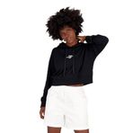 New Balance WNH3377-BK Siyah Kapüşonlu Kadın Sweatshirt