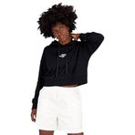 New Balance WNH3377-BK Siyah Kapüşonlu Kadın Sweatshirt