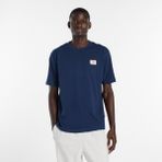 New Balance Woven Label Erkek Mavi T-Shirt.nny - NNY-Mavi - XL