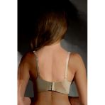 New Bra 6045 Bayan Lazer Kesim Çift Destekli Sütyen Ekru