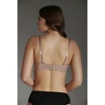 New Bra 6055 Bayan Lazer Kesim Straples Sütyen Capucino