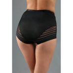 New Bra 9301 Bayan Lazer Tül Detay Korseli Mikro Külot Siyah