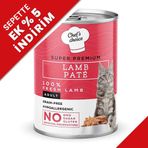 New Chefs Choice 400 gr Pate Lamb Kuzu Etli Tahılsız Ezme Kedi Yaş Maması