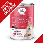 New Chefs Choice 400 gr Pate Lamb&rice Kuzu Pirinçli Köpek Yaş Maması