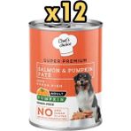New Chefs Choice Pumpkin Pate Somon Balkabak ve Sebzeli 12x400 gr Köpek Yaş Maması