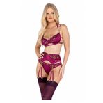 New Dreams Fantezi Jartiyer 8414 (Mor, L)