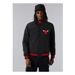 New Era 60284773TEAM LOGO BOMBER JACKET CHI Siyah Erkek Mont