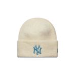 New Era 60691349 WMNS WIDE CUFF BEANIE NEYY Bej Logo Baskılı Kadın Şapka