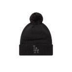 New Era 60691350 WMNS METALLIC BOBBLE BEANI Siyah Logo Baskılı Kadın Şapka