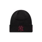 New Era 60691392 LEAGUE ESSENTIAL BEANIE NE Siyah Logo Baskılı Unisex Şapka
