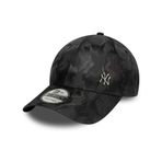 New Era 60758986-001 New York Yankees Camo Flawless Pin 9Forty Siyah Unisex Şapka