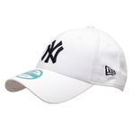 New Era 940 League Basic New York Yankees Beyzbol Şapkası, Beyaz, Tek Ebat