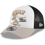 New Era 9FORTY A-Frame Kamyoncu Şapkası Tom & Jerry Let's Play, Kırmızı, Tek Beden