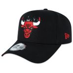 New Era 9Forty Chicago Bulls Unisex Siyah Şapka