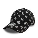 New Era 9Forty Kadın Şapkası - Metalik New York Yankees Siyah