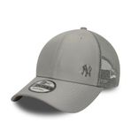 New Era Adult's Flawless MLB New York Yankees Beyzbol Şapkası Şapka Gri, gri, One Size