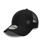 New Era Adult's Flawless MLB New York Yankees Beyzbol Şapkası Şapka Siyah, siyah, One Size