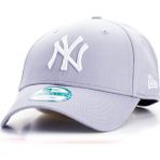 New Era Caps Şapka Pamuklu Malzeme ile Unisex Kullanıma Uygun Gri Renkli Günlük Kullanım - Standart