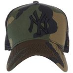 New Era Clean Trucker Neyyan Wdcblk Unisex Beyzbol Şapkası, Yeşil (Yeşil 8), Tek Ebat (Üretici Ölçüsü: Osfa)