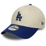 New Era Colour Block 9Forty Ayarlanabilir Şapka LA Dodgers Bej Mavi, Beden: Tek Beden