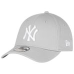 New Era Erkek Beyzbol Şapkası M/LB Basic NY Yankees 39Thirty Stretch Back, Gri/Beyaz, M/L, 10298279