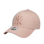 New Era Kadın 9Forty League Essential MLB New York Yankees Beyzbol Şapkası Şapka Pastel Pembe